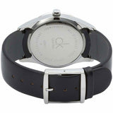  Shop Authentic Calvin Klein Minimal Diamonds Black Dial Black Leather Strap Watch for Men - K3M211CS - Luxxuri