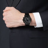  Shop Authentic Emporio Armani Classic Chronograph Black Dial Black Stainless Steel Strap Watch For Men - AR2453 - Luxxuri
