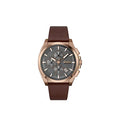  Shop Authentic Hugo Boss Grandmaster Grey Dial Brown Leather Strap Watch for Men - 1513882 - Luxxuri