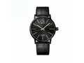  Shop Authentic Calvin Klein Black Dial Black Leather Strap Watch for Women - K7622401 - Luxxuri