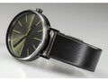  Shop Authentic Calvin Klein Boost Black Dial Black Leather Strap Watch for Men - K7Y214CL - Luxxuri