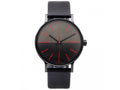  Shop Authentic Calvin Klein Boost Black Dial Black Leather Strap Watch for Men - K7Y214CY - Luxxuri
