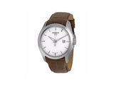  Shop Authentic Tissot T Classic Couturier Chronograph White Dial Brown Leather Strap Watch For Men - T035.410.16.031.00 - Luxxuri