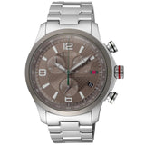  Shop Authentic Gucci G Timeless Chronograph Grey Dial Silver Steel Strap Watch For Men -  YA126238 - Luxxuri