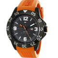  Shop Authentic Tommy Hilfiger Cole Black Dial Orange Rubber Strap Watch for Men - 1790985 - Luxxuri