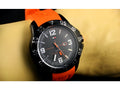  Shop Authentic Tommy Hilfiger Cole Black Dial Orange Rubber Strap Watch for Men - 1790985 - Luxxuri
