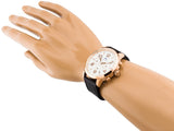  Shop Authentic Tommy Hilfiger Jake Multifunction White Dial Black Leather Strap Watch for Men - 1791236 - Luxxuri