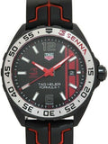  Shop Authentic Tag Heuer Formula 1 Senna Special Edition Black Dial Two Tone Rubber Strap Watch for Men - WAZ1014.FT8027 - Luxxuri