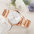  Shop Authentic Calvin Klein Stately White Dial Gold Steel Strap Watch for Women - K3G2362W - Luxxuri