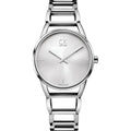  Shop Authentic Calvin Klein Stately Silver Dial Silver Steel Strap Watch for Women - K3G2312W - Luxxuri