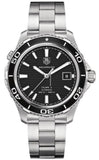  Shop Authentic Tag Heuer Aquaracer Caliber 5 Automatic Black Dial Silver Steel Strap Watch for Men - WAK2110.BA0830 - Luxxuri