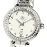  Shop Authentic Tag Heuer Link Diamonds Silver Dial Silver Steel Strap Watch for Women - WAT1414.BA0954 - Luxxuri