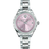  Shop Authentic Versace Hellenyium Pink Dial Silver Steel Strap Watch for Women - V12010015 - Luxxuri