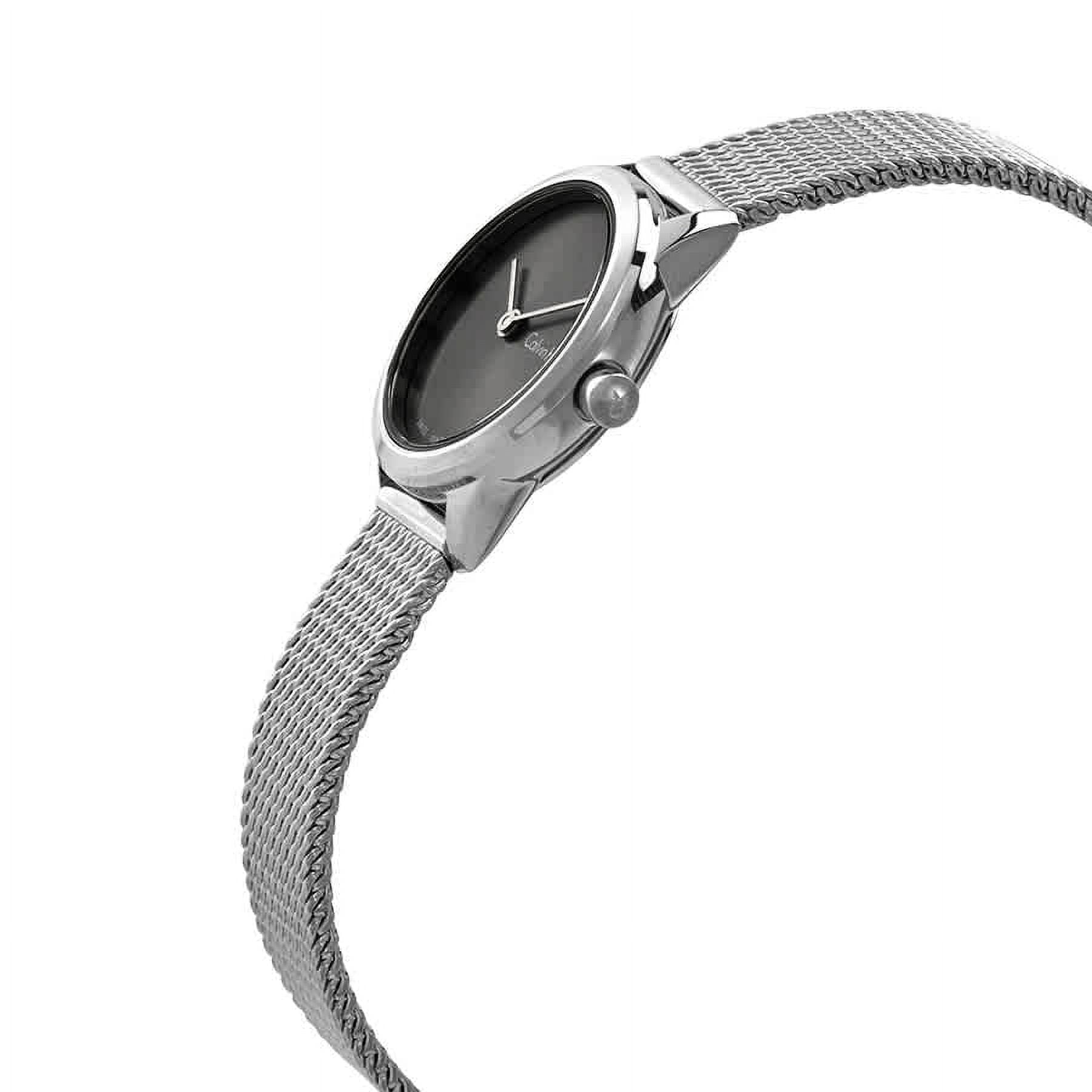  Shop Authentic Calvin Klein Minimal Grey Dial Silver Mesh Bracelet Watch for Women - K3M231Y3 - Luxxuri