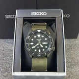 Shop Authentic Seiko 5 Sport Automatic Black Dial Green Nylon Strap Watch For Men - SRPD65K4 - Luxxuri