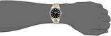  Shop Authentic Bulova Crystal Black Dial Two Tone Steel Strap Watch for Men - 98B235 - Luxxuri