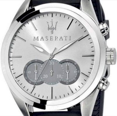  Shop Authentic Maserati Traguardo Chronograph Silver Dial Black Rubber Strap Watch for Men - R8871612012 - Luxxuri