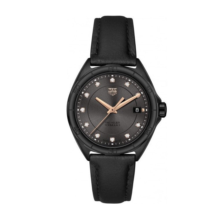  Shop Authentic Tag Heuer Formula 1 Diamonds Black Dial Watch for Women - WBJ1317.FC8230 - Luxxuri