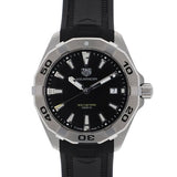  Shop Authentic Tag Heuer Aquaracer Quartz Black Dial Black Rubber Strap Watch for Men -  WBD1110.FT8021 - Luxxuri