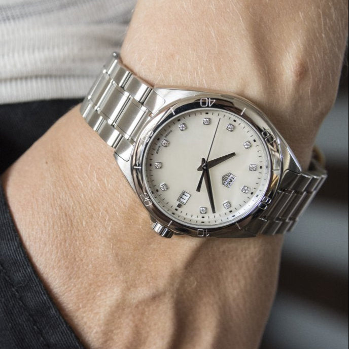  Shop Authentic Tag Heuer Formula 1 Diamonds Mother of Pearl White Dial Watch for Women - WBJ1319.BA0666 - Luxxuri