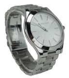  Shop Authentic Michael Kors Slim Runway Silver Dial Silver Stainless Steel Strap Watch for Women - MK3178 - Luxxuri