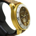  Shop Authentic Gucci Dive Doraemon Brown Dial Brown Leather Strap Watch For Men - YA136334 - Luxxuri
