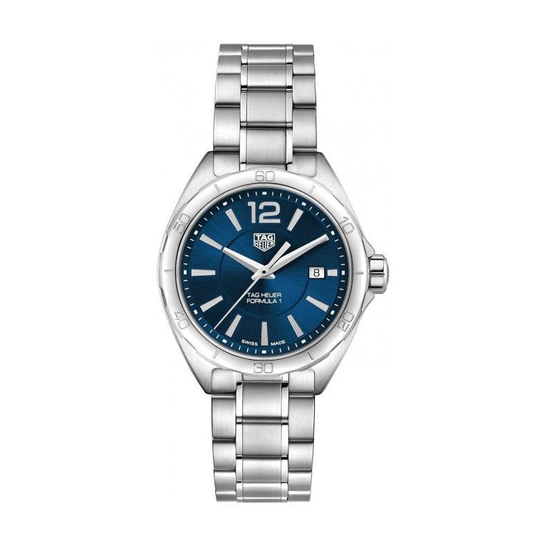  Shop Authentic Tag Heuer Formula 1 Quartz Blue Dial Silver Steel Strap Watch for Women - WBJ1412.BA0664 - Luxxuri