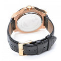 Guess Force Analog Black Dial Black Leather Strap Watch For Men - W0674G6