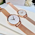  Shop Authentic Calvin Klein Even White Dial Rose Gold Mesh Bracelet Watch for Women - K7B21626 - Luxxuri