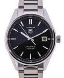  Shop Authentic Tag Heuer Carrera Automatic Black Dial Silver Steel Strap Watch for Men - WAR211A.BA0782 - Luxxuri