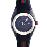  Shop Authentic Gucci Sync Quartz Black Dial Black Rubber Strap Watch For Men - YA137301 - Luxxuri