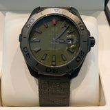  Shop Authentic Tag Heuer Aquaracer Automatic Green Dial Khakhi Green Nylon Strap Watch for Men - WAY208E.FC8222 - Luxxuri
