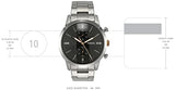  Shop Authentic Fossil Townsman Chronograph Grey Dial Silver Steel Strap Watch for Men - FS5407 - Luxxuri