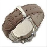  Shop Authentic Emporio Armani Classic Chronograph Silver Dial Brown Leather Strap Watch For Men - AR2471 - Luxxuri