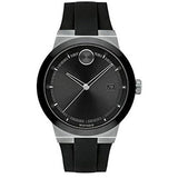  Shop Authentic Movado Bold Fusion Black Dial Black Silicone Strap Watch for Men - 3600624 - Luxxuri
