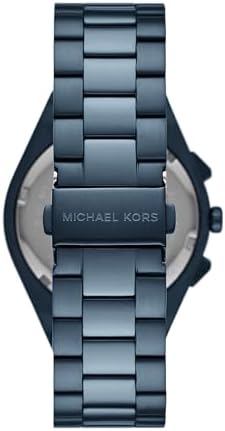  Shop Authentic Michael Kors Lennox Chronograph Blue Dial Blue Steel Strap Watch For Women - MK9147 - Luxxuri