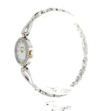  Shop Authentic Bulova Analog Crystals Mother of Pearl Dial Silver Steel Strap Watch for Women - 98X109 - Luxxuri