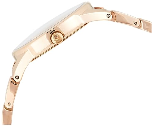  Shop Authentic Calvin Klein Stately White Dial Rose Gold Steel Strap Watch for Women - K3G23626 - Luxxuri