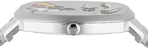  Shop Authentic Gucci Grip x Disney Quartz Silver Dial Silver Steel Strap Unisex Watch - YA157419 - Luxxuri
