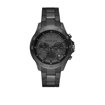  Shop Authentic Michael Kors Grayson Chronograph Black Dial Black Steel Strap Watch For Men - MK9109 - Luxxuri