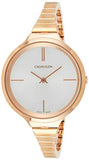  Shop Authentic Calvin Klein Lively White Dial Rose Gold Steel Strap Watch for Women - K4U23626 - Luxxuri