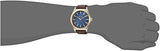  Shop Authentic Armani Exchange Nico Quartz Blue Dial Brown Leather Strap Watch For Men - AX2334 - Luxxuri