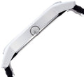  Shop Authentic Calvin Klein City Date Silver Dial Black Leather Strap Watch for Men - K2G2G1C6 - Luxxuri