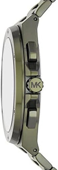  Shop Authentic Michael Kors Lennox Chronograph Green Dial Green Steel Strap Watch For Men - MK9103 - Luxxuri