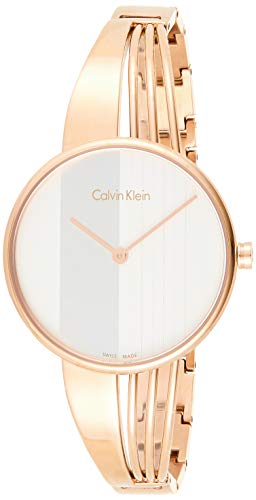  Shop Authentic Calvin Klein Drift White Dial Rose Gold Steel Strap Watch for Women - K6S2N616 - Luxxuri