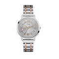  Shop Authentic Guess Montauk Silver Dial Two Tone Steel Strap Watch For Women - W0933L6 - Luxxuri