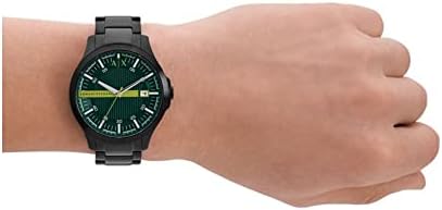  Shop Authentic Armani Exchange Hampton Black Dial Black Steel Strap Watch For Men - AX2407 - Luxxuri