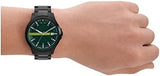  Shop Authentic Armani Exchange Hampton Black Dial Black Steel Strap Watch For Men - AX2407 - Luxxuri