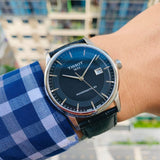  Shop Authentic Tissot T Classic Luxury Powermatic 80 Black Dial Black Leather Strap Watch For Men - T086.408.16.051.00 - Luxxuri