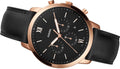  Shop Authentic Fossil Neutra Chronograph Black Dial Black Leather Strap Watch for Men - FS5381 - Luxxuri
